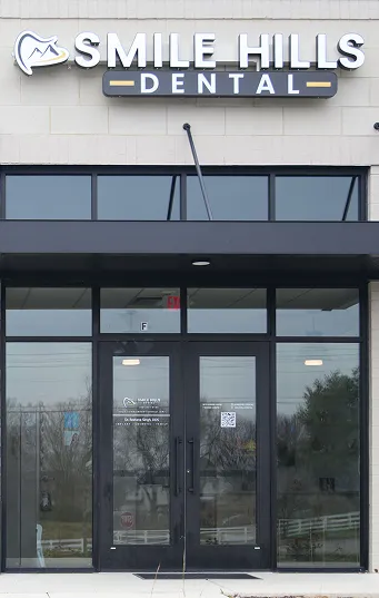 Office exterior at Smile Hills Dental